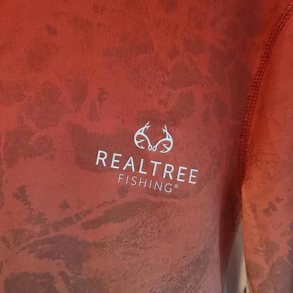 Realtree Men's Fishing Gradient Long Sleeve Shirt Size S - Picture 2 of 7